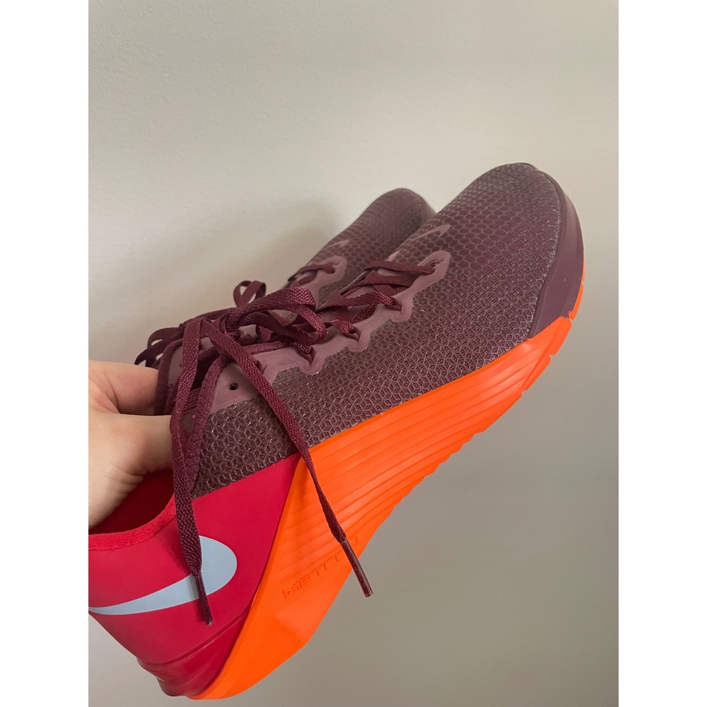 Nike Metcon 5 Maroon Red Orange Size Men's 11.5 EUC